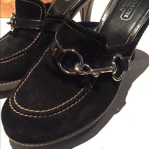 Coach High Heel Clogs Size 8